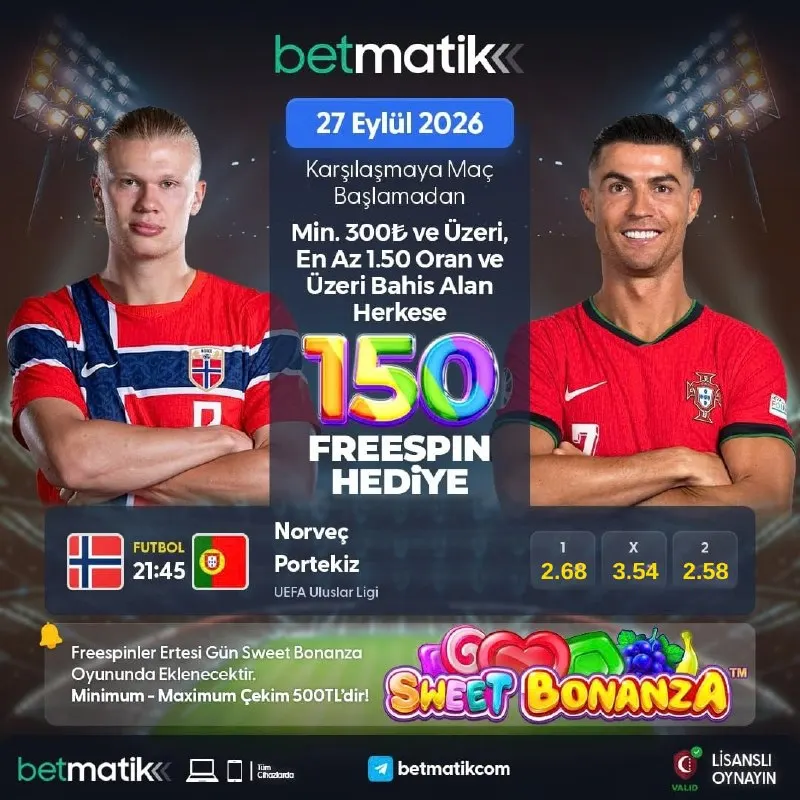 🟥🟥🟥🟥🟥🟥🟥🟥 🟥🟥🟥🟥🟥🟥 ⏰🔢🔢⏰ 🇳🇴Norveç 🆚 Porktekiz 🇵🇹 ⏳Maç başlamadan önce, ➡ En az 300 TL…