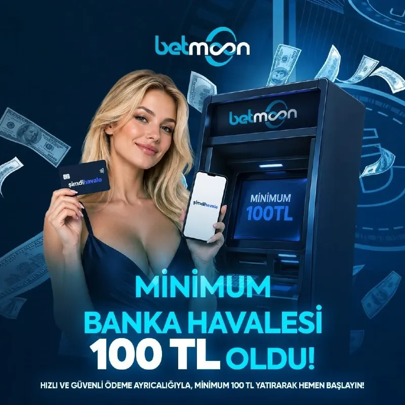 📣 BÜYÜK FIRSAT! MİNİMUM YATIRIM! 🌙 Artık Betmoon'da kazanmaya başlamak çok daha kolay! 😊…