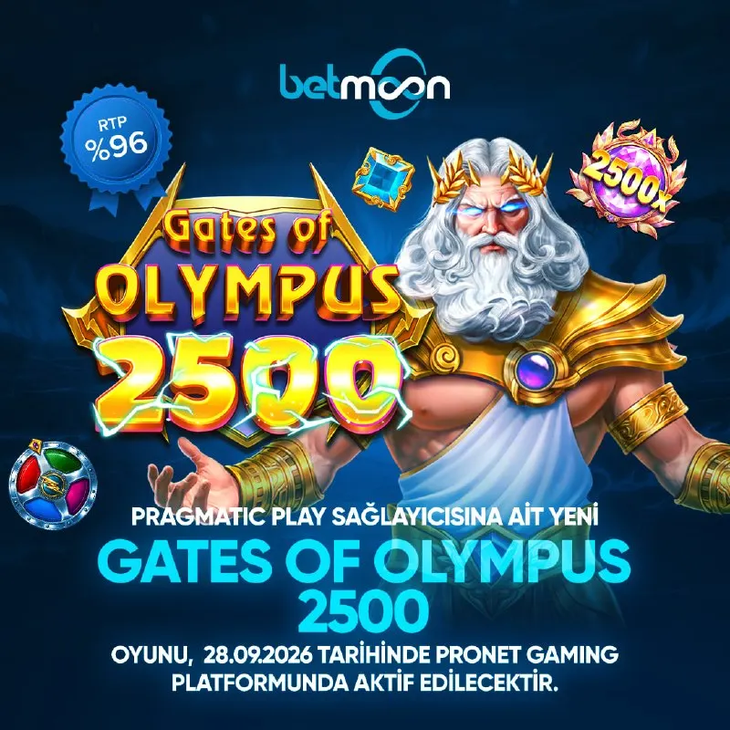 🔞 GATES OF OLYMPUS 2500 GELİYOR! 🔞 Pragmatic Play sağlayıcısının yeni Gates of Olympus…
