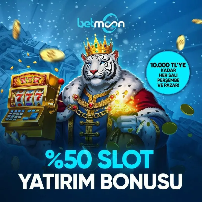 🎉 %50 Slot Yatırım Bonusu! ✨ Şansın kapıyı çalıyor! 👑 Bugün yapacağın ilk yatırımla %50…