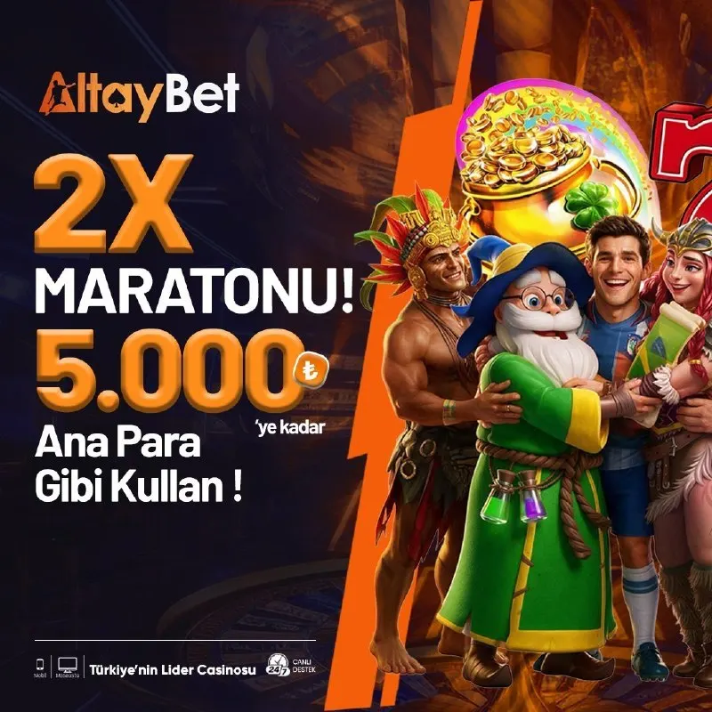 2️⃣😀 Maratonu Başladı! 👑2X Maratonu, Altaybet tarafından düzenlenen ve her hafta Cuma…