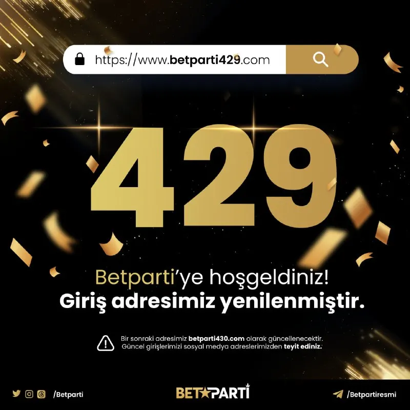 📢 Güncel giriş adresimiz betparti429.com olarak yenilenmiştir! ✅ Her zaman güncel…