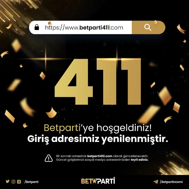 📢 Güncel giriş adresimiz betparti411.com olarak yenilenmiştir! ✅ Her zaman güncel…