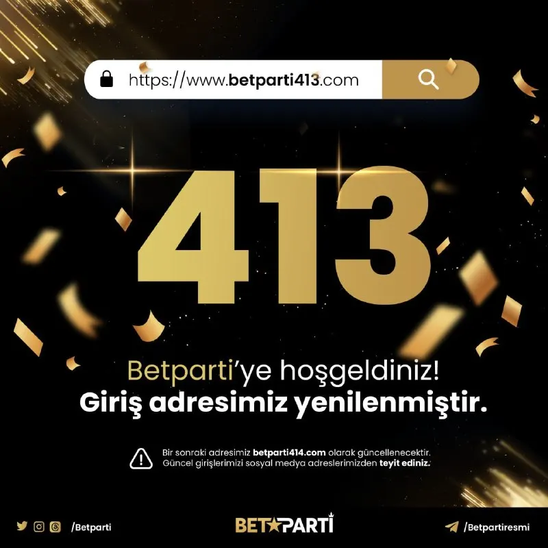 📢 Güncel giriş adresimiz betparti413.com olarak yenilenmiştir! ✅ Her zaman güncel…