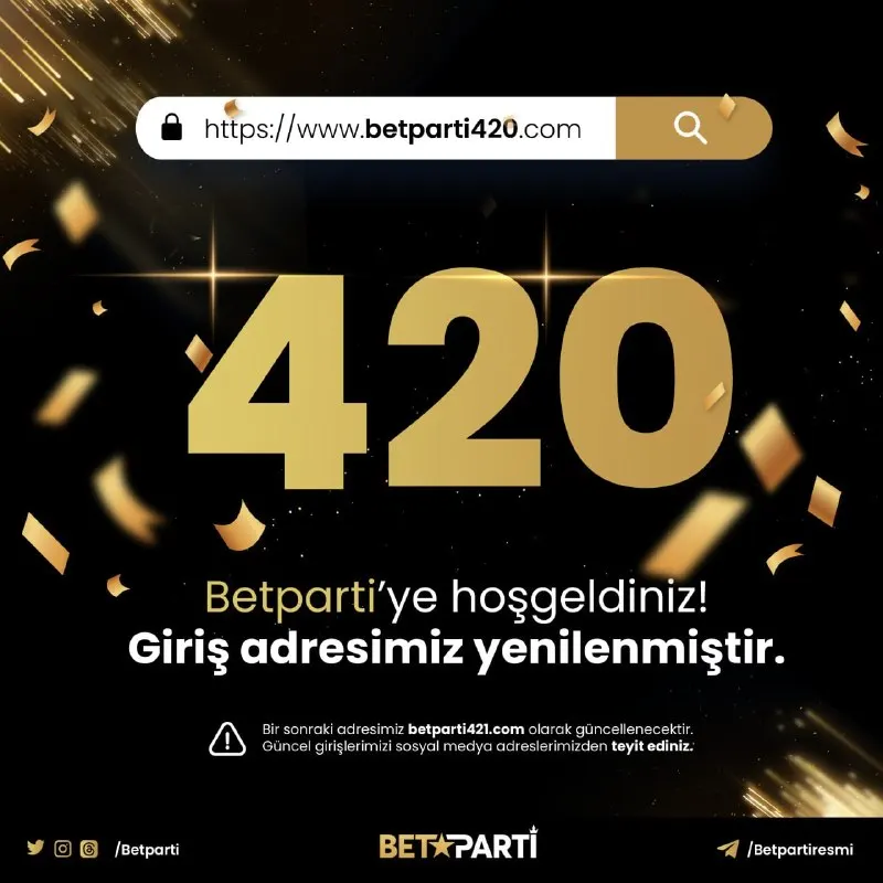 📢 Güncel giriş adresimiz betparti420.com olarak yenilenmiştir! ✅ Her zaman güncel…