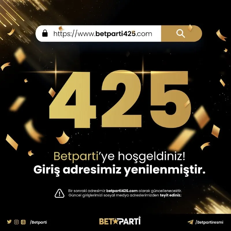 📢 Güncel giriş adresimiz betparti425.com olarak yenilenmiştir! ✅ Her zaman güncel…