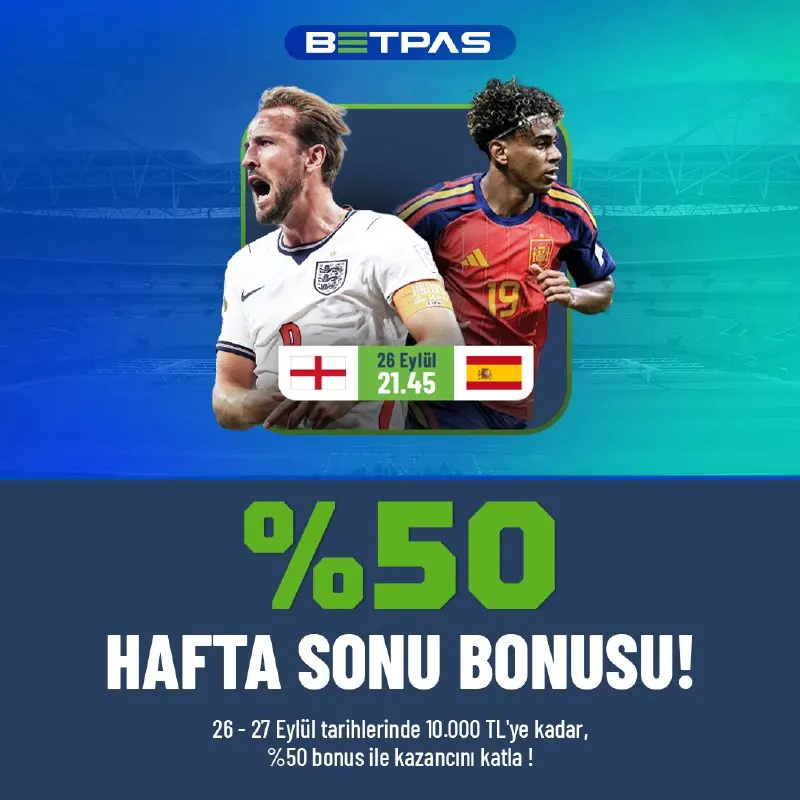 💵 BETPAS'TAN 🍐🍐.🍐🍐🍐 🍏🍏 HAFTA SONU BONUSU! 👑 Krallara layık oranlar, efsane bonuslar! 📈…