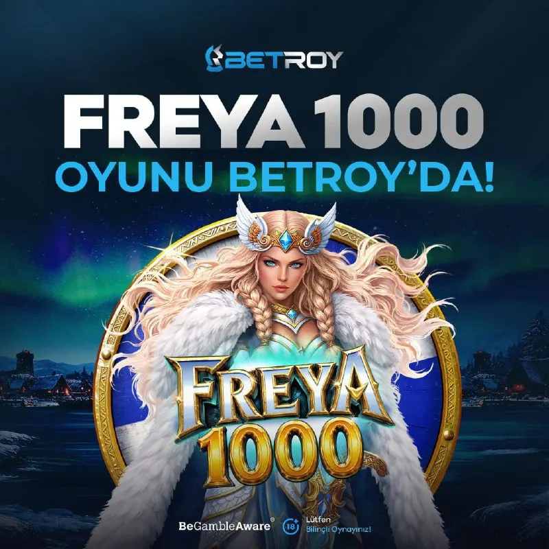🔤🔤🔤🔤🔤🔤 🪙 Pragmatic Play'in En Yeni Oyunu #Betroy'da Sizlerle ! FREYA 1000 🔔Katlanan…