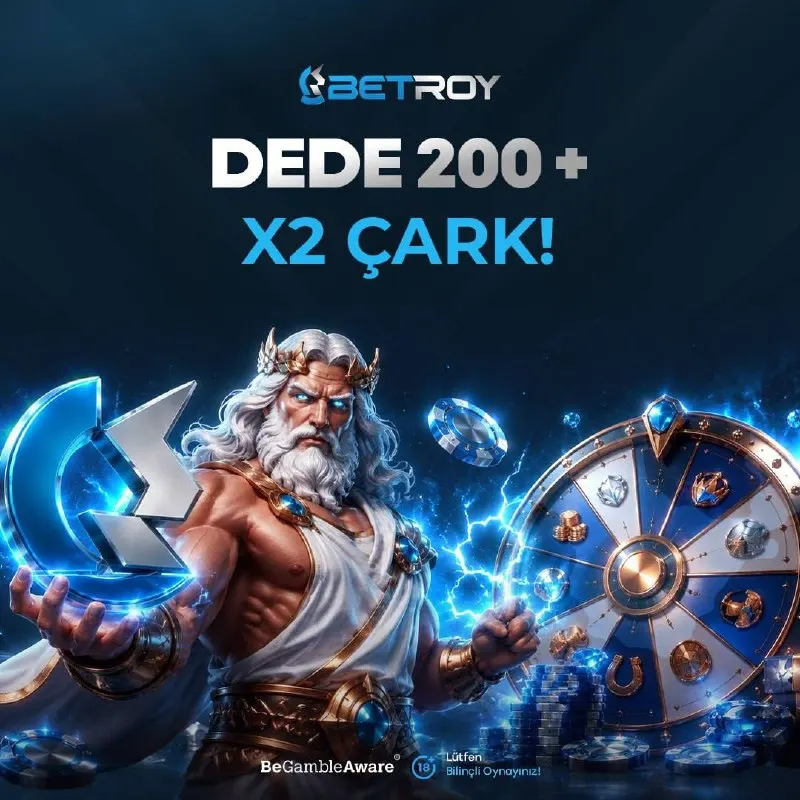 🪙BETROY'DA Çifte Bonus. Hem FS Hem Çark Ödülleri 🪙 💎 300.000₺ Ödüllü Şans Çarkı + 200…