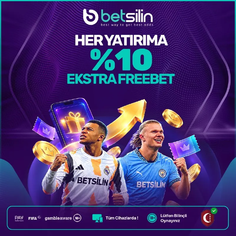 💸 HER YATIRIMA %10 EKSTRA FREEBET FIRSATI SADECE BETSİLİN'DE! 🎯 Spor alanında kayıp ile…