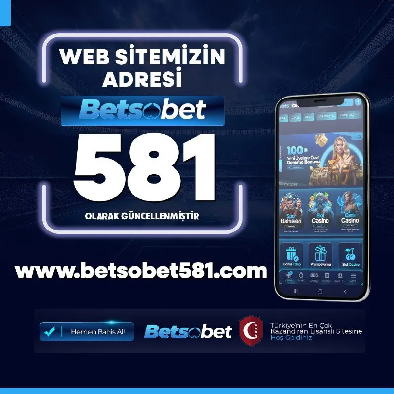 🔛 Güncel Domain Adresi Değişmiştir! 🔔Giriş Adresimiz ➡️ https://www.betsobet581.com…