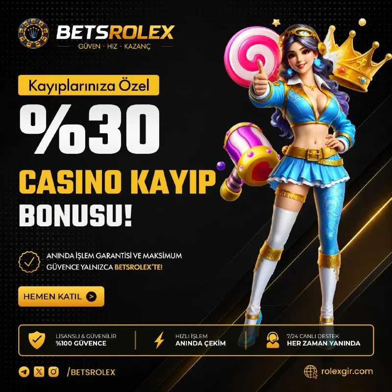 🔥 BetsRolex ile Şansınızı Katlayın! 📈 Şimdi, #casino alanında yaşadığınız kayıplarınıza…