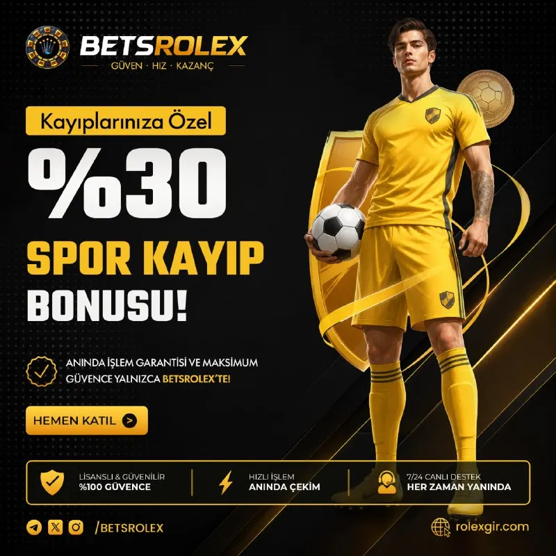 💰 %30 SPOR Kaybın Hazır ! ⚽️ Basketbol, futbol, tenis fark etmez! Kayıplarınızı telafi…