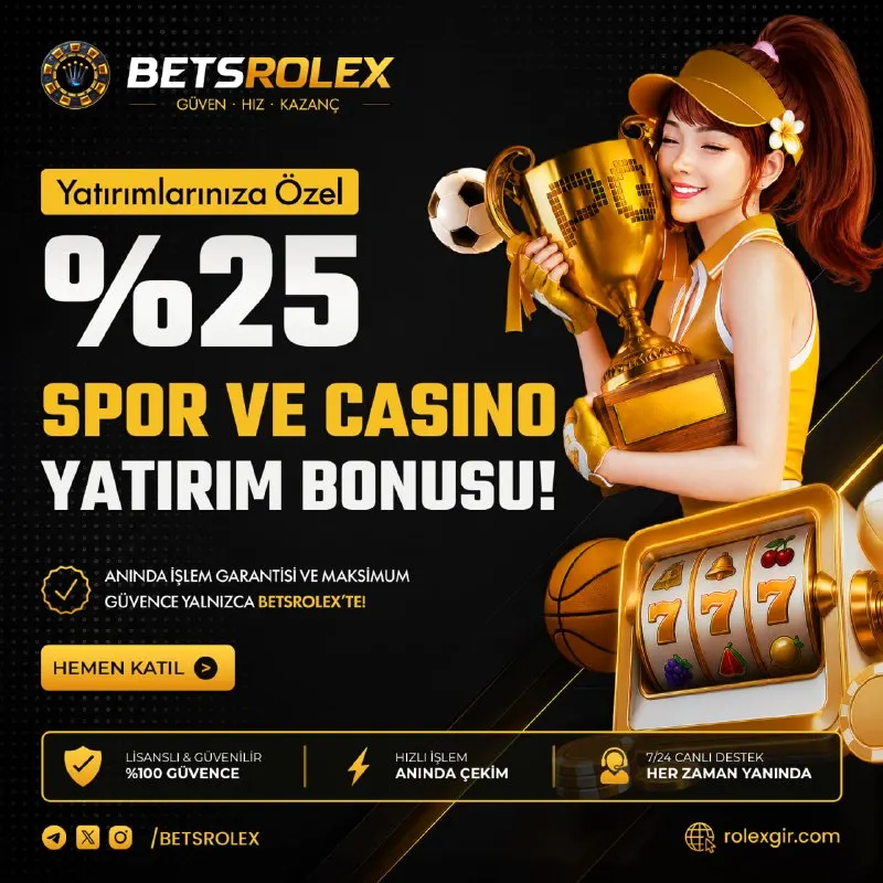 ✅ BONUS SEVERLER İÇİN FIRSAT! Sadece 100₺ yatırım yaparak hesabına anında %25 ekstra…