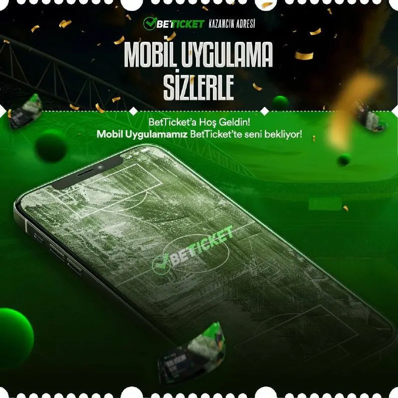 🟢 GÜVENLİ, HIZLI, KOLAY ERİŞİM ! 👑 Betticket Mobil Uygulaması Şimdi İndirilmeye Hazır ! 📱…