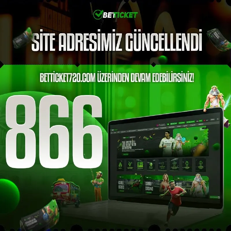✅ Site adresimiz güncellendi! ✅ Bize artık 866betticket.com üzerinden erişim…