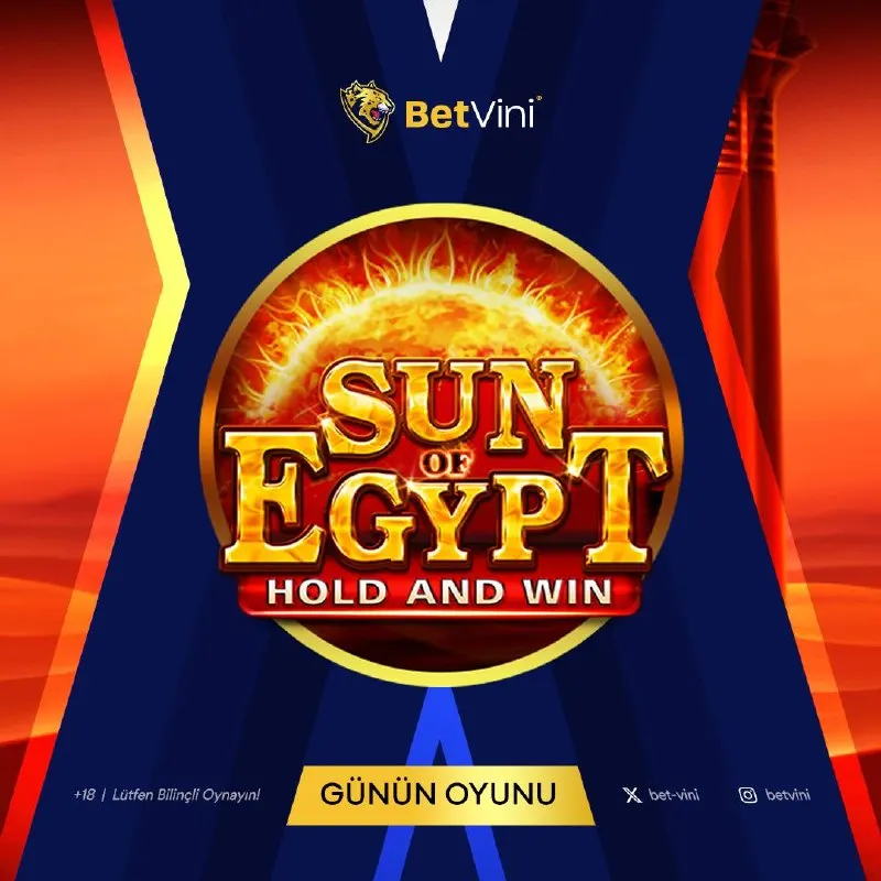 Sun of Egypt (Slot Oyunu) ☀️ Antik Mısır’ın Altın Hazineleri Seni Bekliyor! Piramitlerin…
