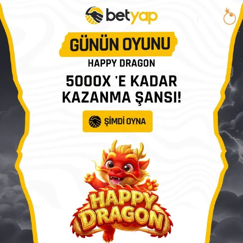 🌟 BETYAP'TA GÜNÜN OYUNU: Happy Dragon 5000x – EJDERHA'NIN HAZİNESİ! 🔥 🎯 Şansını uyandır…