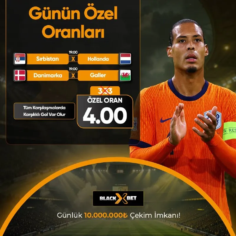 🔠🔠🔠🔠🔠🔠🔠🔠🔠 👑GÜNÜN ÖZEL ORANLARI 🔼4.00 ORAN 📣GÜN İÇERİSİNDE EN AZ 1 ADET 1000₺ VE ÜZERİ…