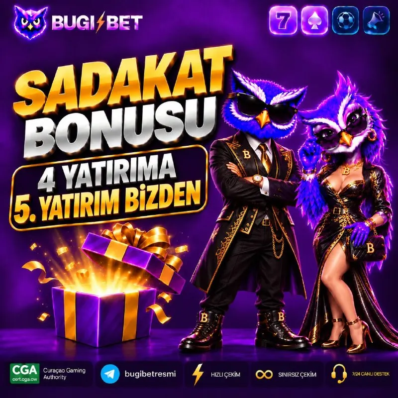 🎁 %100 SADAKAT BONUSU! 💰 Gün içindeki 4 yatırıma 5. Yatırım bizden 🎯 Minimum 100₺ –…