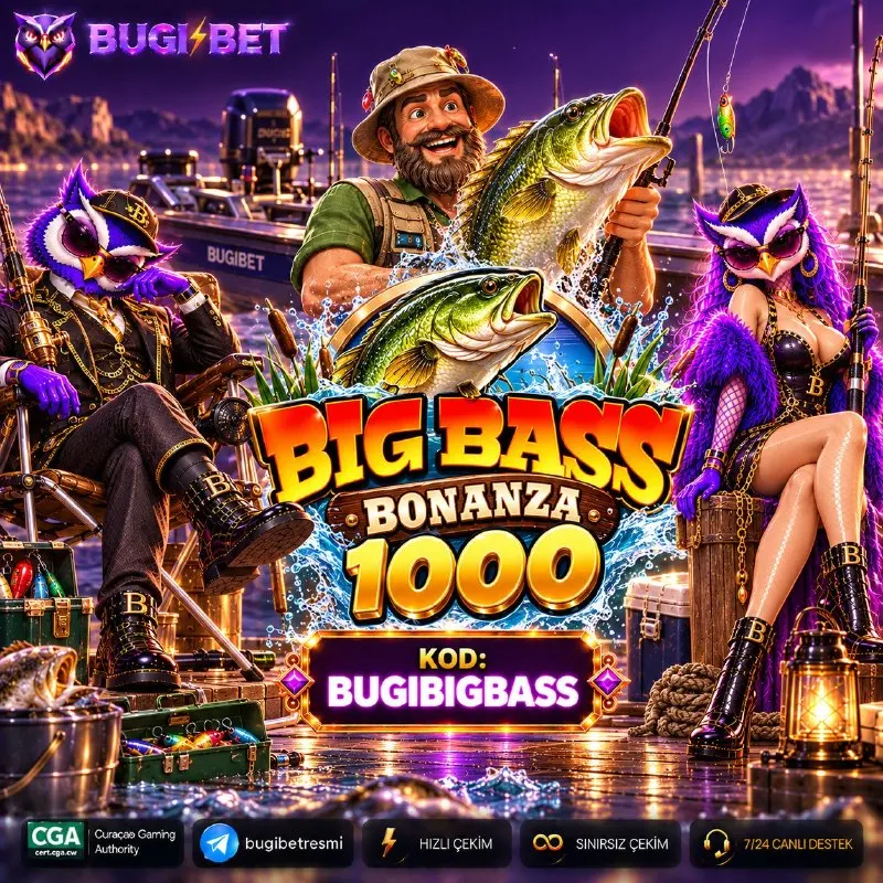 👨‍💻 KOD: BUGIBIGBASS ⬆️ Oyun: Big Bass Bonanza 1000 Kazanç 25.000₺’ye ulaştığında, bakiye…