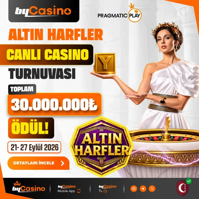 🔑 ALTIN HARFLERİ TOPLA, ÖDÜLÜ AL! 🟠 P • L • A • Y harflerini tamamla, 100.000 TL’ye varan…