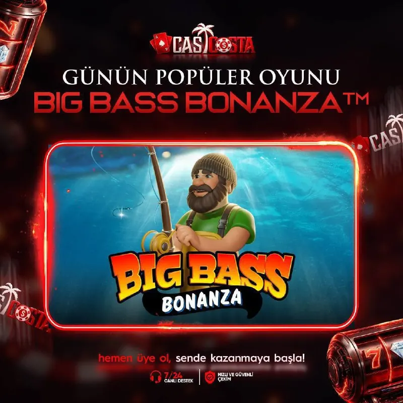 🐟CASİCOSTA'DA GÜNÜN KAZANDIRAN POPÜLER SLOT OYUNU! 😋Slot kategorisinde bugün kazandıran…