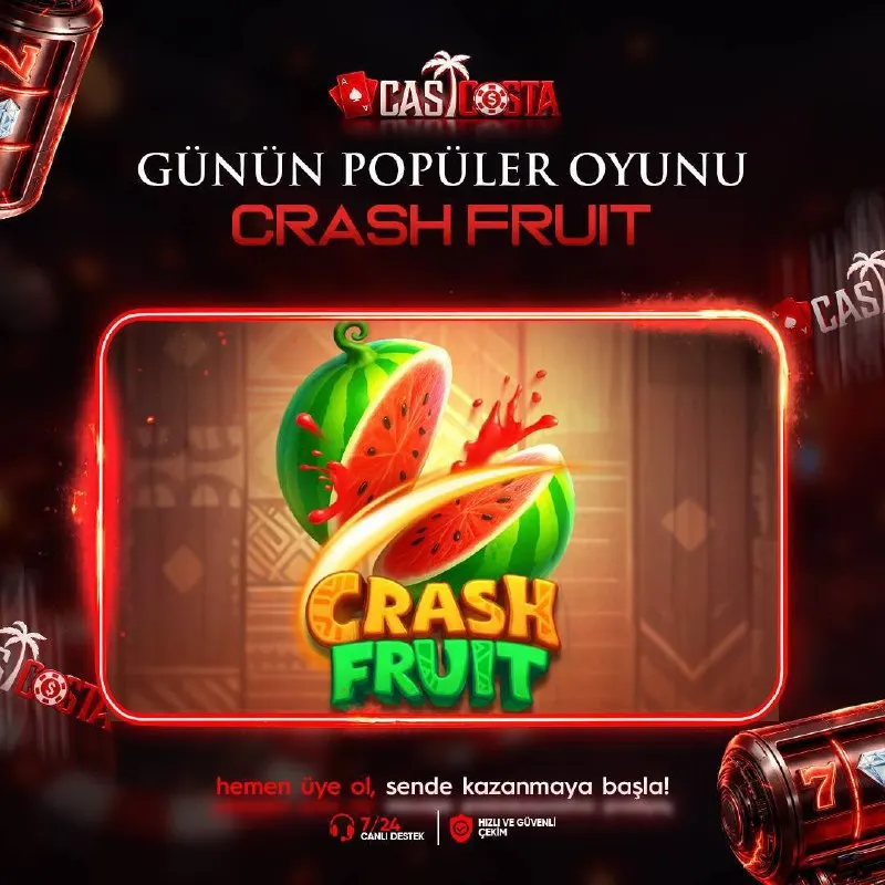 🎰 CASİCOSTA'DA GÜNÜN PÖPÜLER OYUNU! 😄 🎰Slot kategorisinde bugün kazandıran oyunu olarak…
