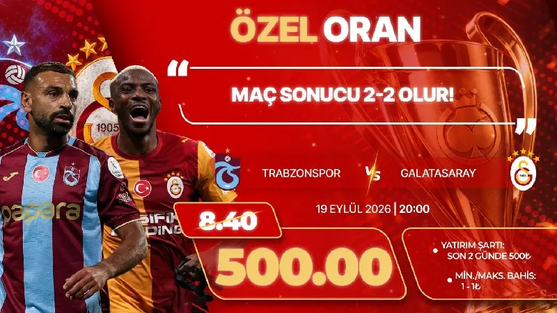 💥 1₺ BAS, EFSANE ORANI YAKALA! 💥 Dev derbide nefesler kesilir, maç "2-2" biter mi? O…