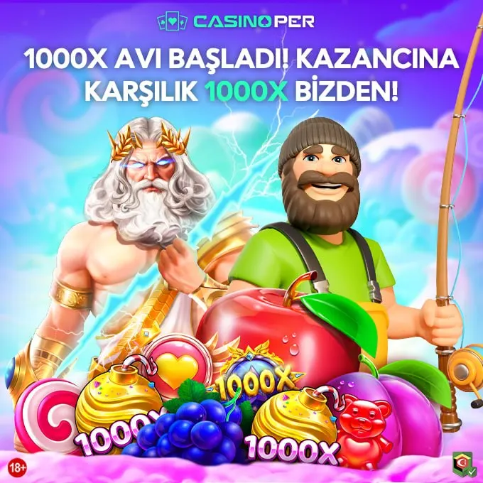 🏆 CasinoPer'den Dev Kazanç Fırsatı! 😎 Seçili oyunlarda 1000x sembolü ile kazanç yakalayan…