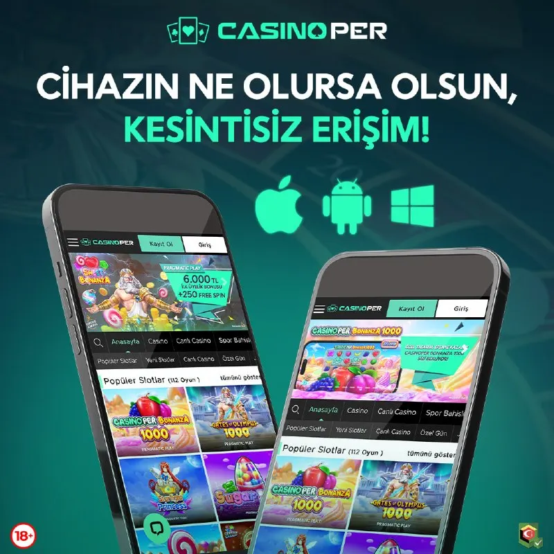 📱 CasinoPer APP ile adres değişikliğine takılma, her cihazdan güvenle ve kolayca bağlan!…