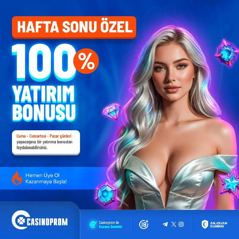 👍👍👍👍👍👍👍 🎁 Haftasonu Özel %100 Kolay Çevrimli Bonus 🎁 ✅ Bu Cuma, Cumartesi ve Pazar…