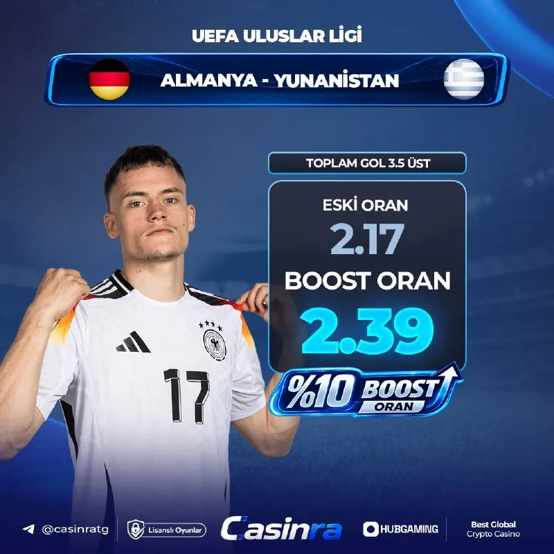 😟 ORAN DEDEKTİFLERİNE ÖZEL! ⤵️ Almanya 🆚Yunanistan 3.5 ALT seçeneğine admin dokunuşu…