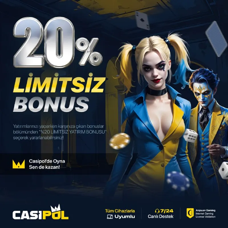 👑👑👑👑👑 🚀 %20 LİMİTSİZ YATIRIM BONUSU! 🚀 Yatırımlarınıza anında %20 bonus ekleyin, hem de…