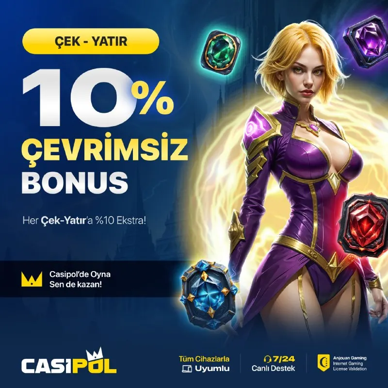 👑👑👑👑👑 👑 %10 ÇEVRİMSİZ ÇEK-YATIR BONUSU! 👑 ✨Oyunun en heyecanlı yerinde ara verme!…