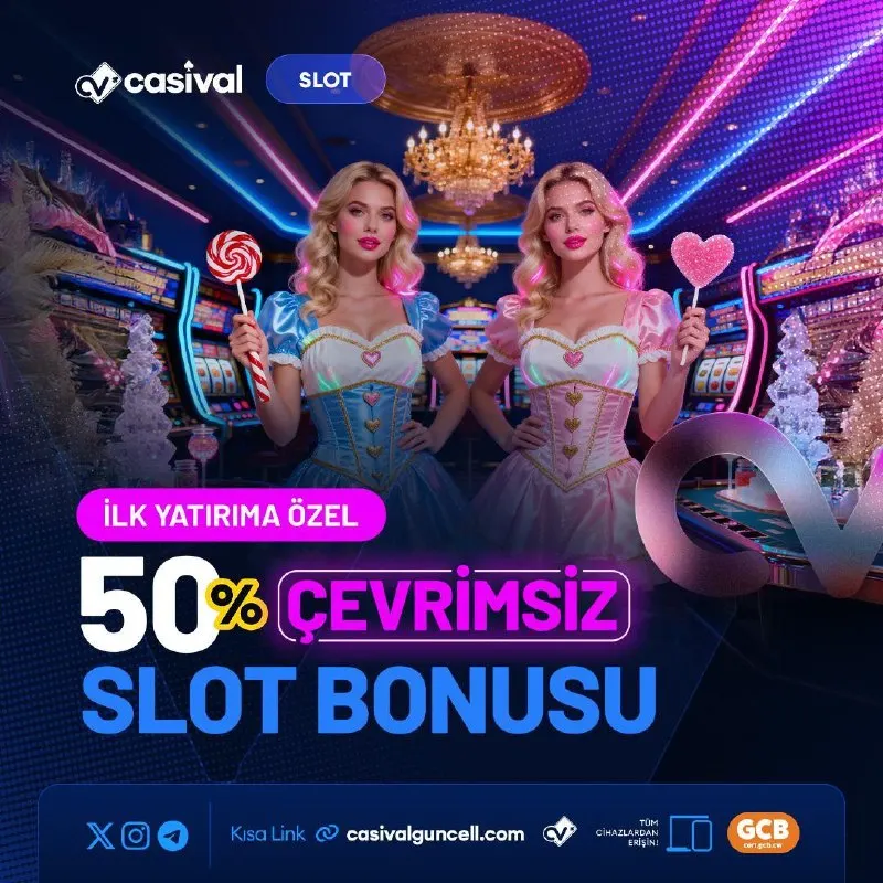 🎰 İlk Yatırımına Özel %50 Çevrimsiz Slot Bonusu! 🪙 Yatırım Senden, Kazanç Casival'den! 🪙…