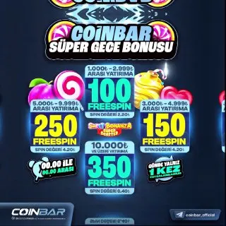 ✨🌙 SÜPER GECE BONUSU! ⭐️ ⏰ 00:00 – 06:00 arası yatırımlarına ekstra Freespin fırsatı seni…