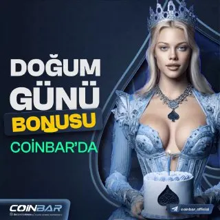 ✨Doğum Günü Bonusu Coinbar'da! ❤️Her zaman olduğu gibi, doğum gününde de Coinbar yanında!…