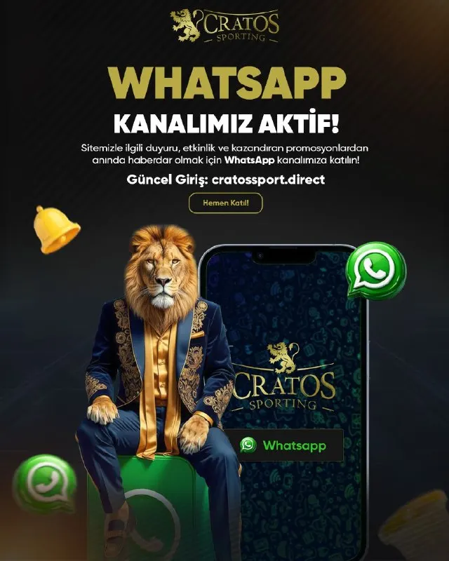 WHATSAPP KANALIMIZ AKTİF! Sitemizle ilgili duyuru, etkinlik ve kazandıran promosyonlardan…