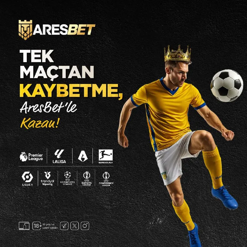 🎯 TEK MAÇTAN KAYBETME, ARESBET’LE KAZAN! 💥 💰 500 TL ve üzeri kupon hazırla, haftada 1 kez…