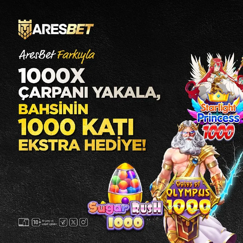 🔥 Aresbet'te 1000X Çarpanı Yakala, Bahisinin 1000 Katı Ekstra Hediye🔥 💎 Geçerli oyunlarda…
