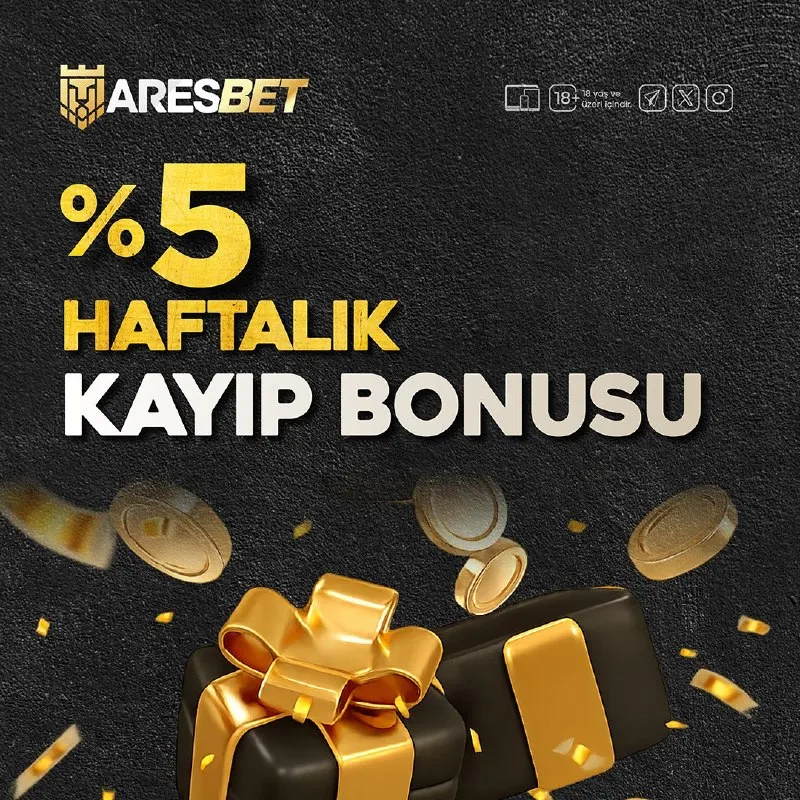 ⚡️Aresbet'te %5 Haftalık Kayıp Bonusunu Kaçırma⚡️ ⭐️ Her Hafta Pazartesi Günleri…