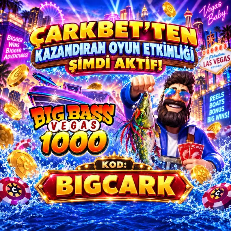 KOD: BIGCARK 200 Freespin Big Bass Vegas 100 Geçerlidir.🏆 Bet Değeri: 2 TL 🪙 Bakiyeniz…