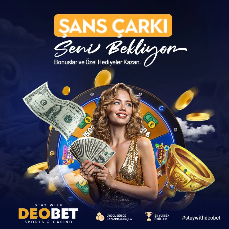 🎰 ŞANS ÇARKI SENİ BEKLİYOR 🎰 🎁 Her Gün Saat 08:00 - 23:59 Arası Çarkı Çevir! ✅ Yatırımını…