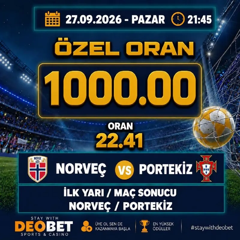 ⭐️⭐️⭐️⭐️⭐️⭐️⭐️⭐️⭐️⭐️ 🇳🇴 NORVEÇ 🆚 PORTEKİZ 🇵🇹 İLK YARI / MAÇ SONUCU: ⚽️ NORVEÇ / PORTEKİZ…