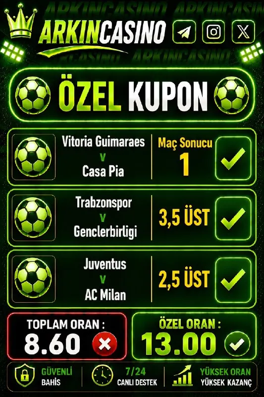 📌 İlk yatırımına %100 Casino Hoşgeldin Bonusu 📌 Cuma-Cumartesi-Pazar günlerine özel %50…