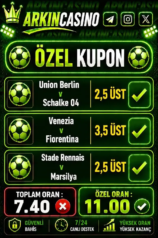 📌 İlk yatırımına %100 Casino Hoşgeldin Bonusu 📌 Cuma-Cumartesi-Pazar günlerine özel %50…