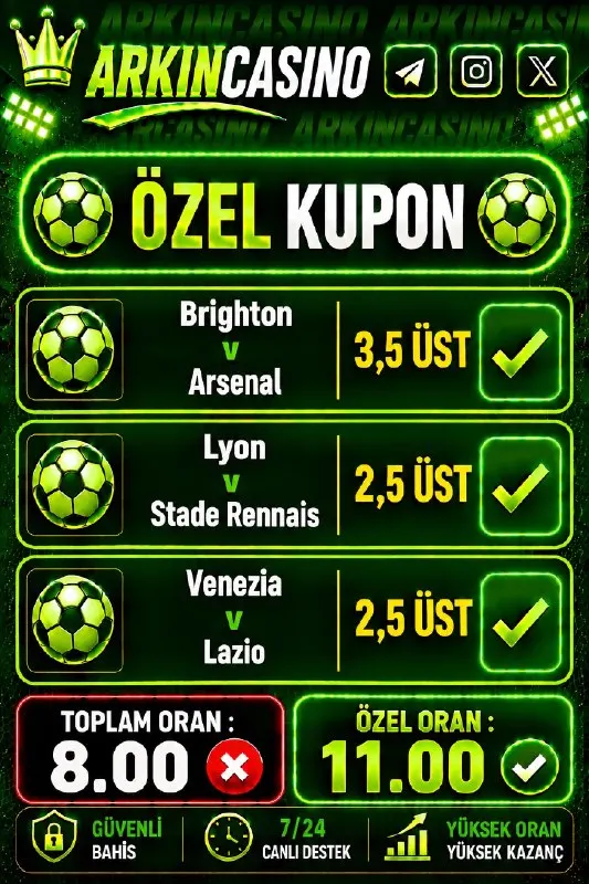 📌 İlk yatırımına %100 Casino Hoşgeldin Bonusu 📌 Cuma-Cumartesi-Pazar günlerine özel %50…