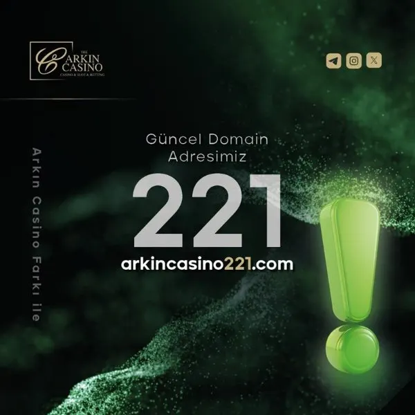 Güncel adresimiz ; https://www.arkincasino221.com Tüm üyelerimize bol şanslar dileriz.