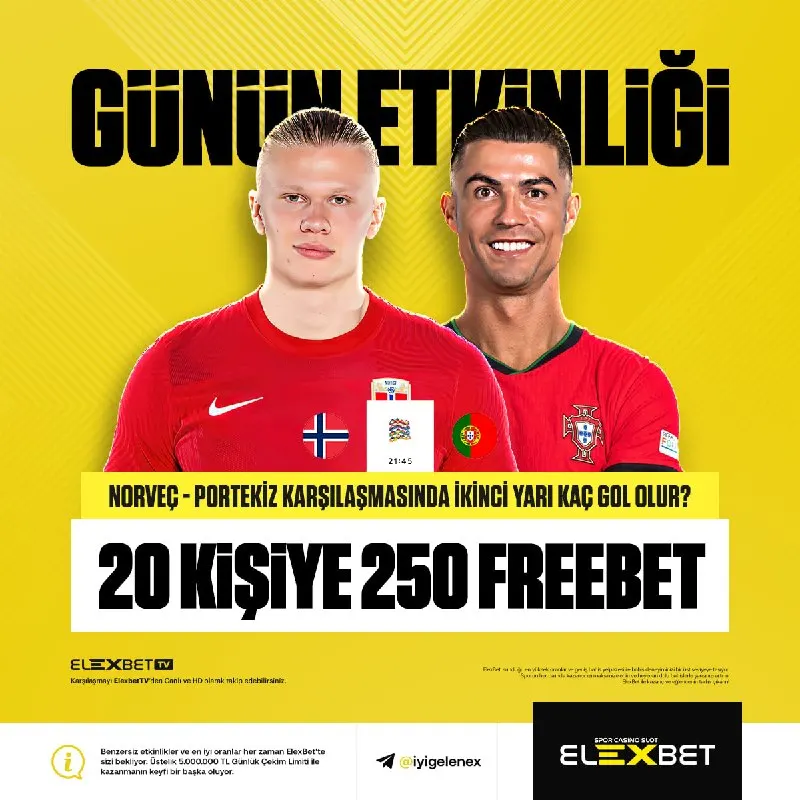 🔥 ULUSLAR LİGİ'NE ÖZEL ETKİNLİK! ❓ NORVEÇ - PORTEKİZ KARŞILAŞMASINDA İKİNCİ YARI KAÇ GOL…